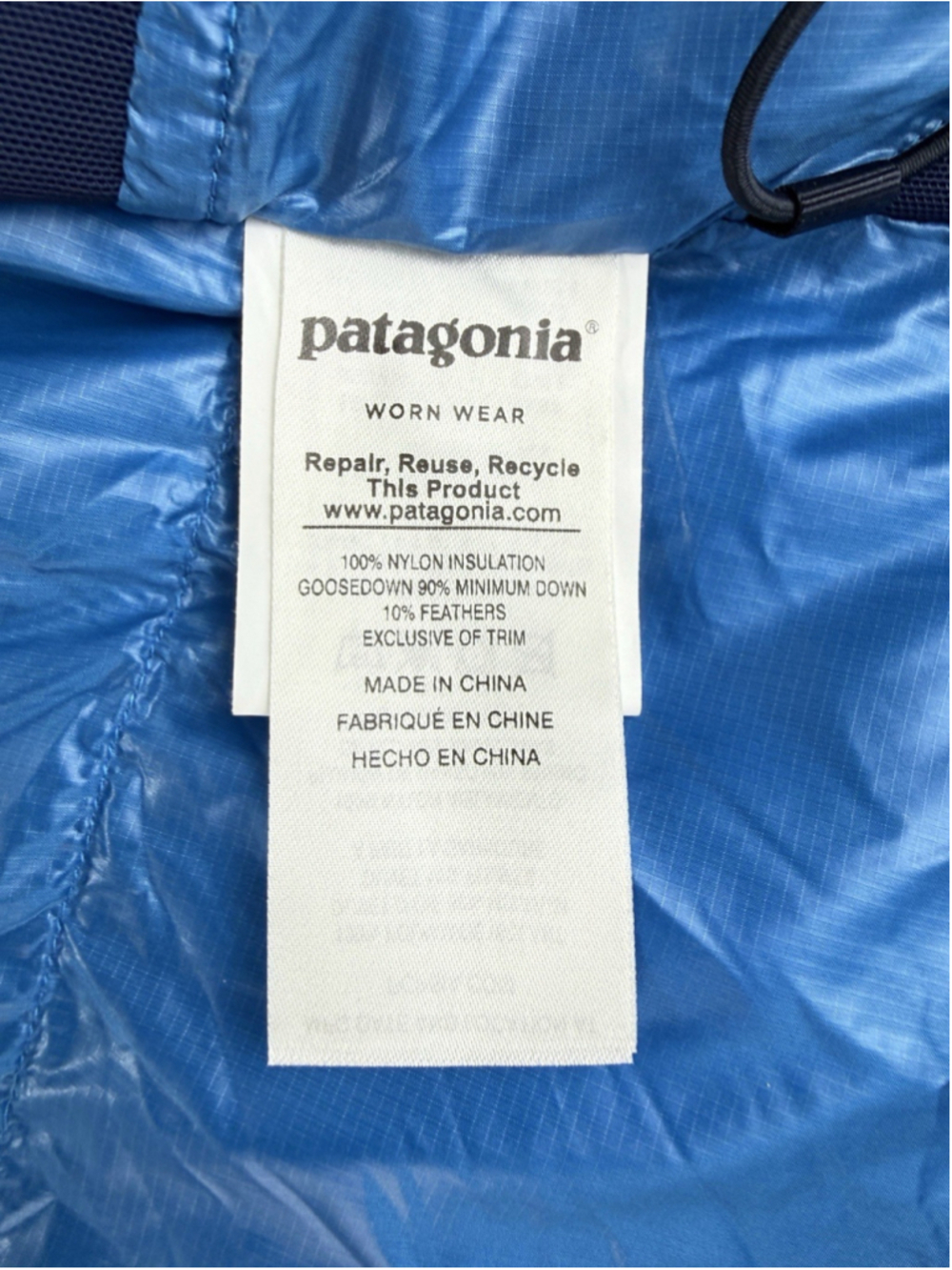 Patagonia Nwt Fitz Roy Down Parka Women Sz Small Endless Blue 84577 Style Number - Picture 14 of 16